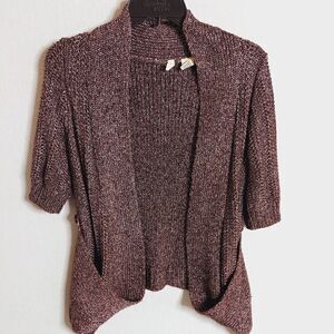 ‎Moth anthropologie short sleeve cardigan sweater